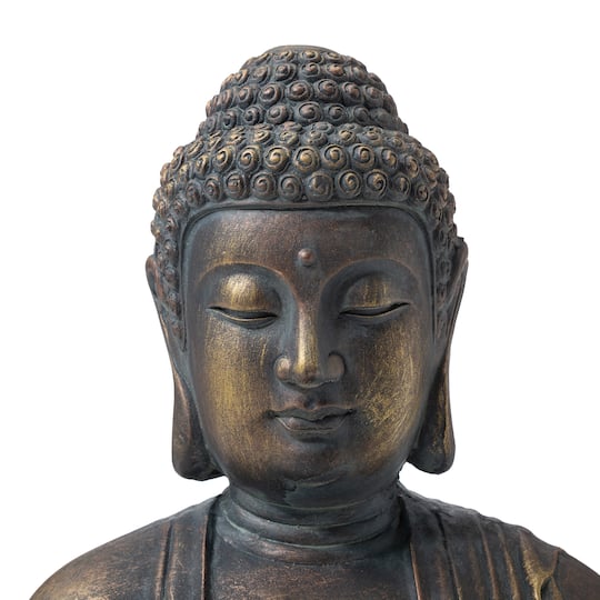 Glitzhome® 23" Meditating Buddha Statue